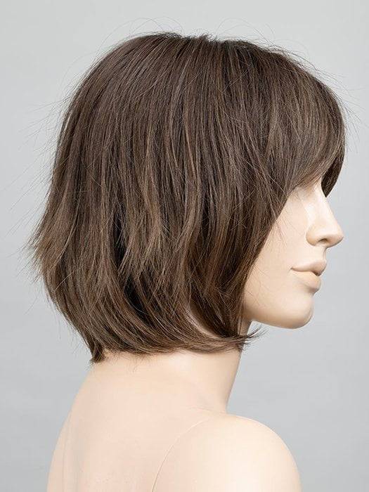 NOUGAT ROOTED | Lightest Brown and Medium Brown with Light Strawberry Blonde Blend with Shaded Roots