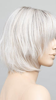 SILVER BLONDE ROOTED | Pearl White and Lightest Pale Blonde Blend with Shaded Roots