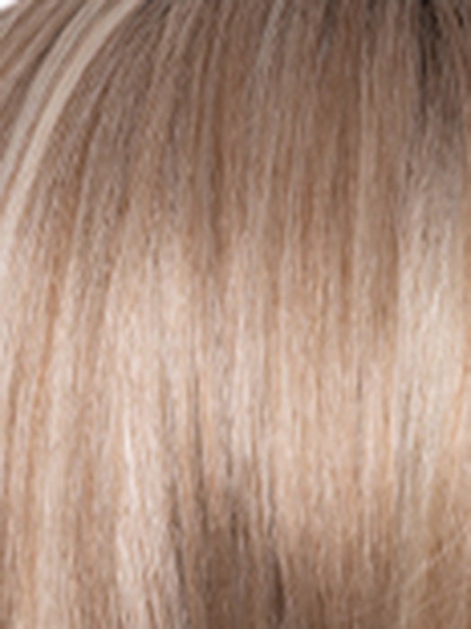 ARABIAN SAND | Neutral Chocolate Brown Roots fade into a Neutral Blonde Base, blended with Sandy, Chestnut, Golden, and Honey Blondes, with Soft Creamy Blonde Highlights and Face-Framing Lowlights