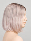 PASTEL ROSE ROOTED | Pearl Platinum and Lightest Ash Blonde with Rose Pink Blend and Shaded Roots
