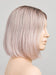 PASTEL ROSE ROOTED | Pearl Platinum and Lightest Ash Blonde with Rose Pink Blend and Shaded Roots