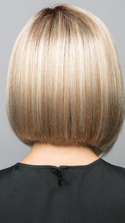 MELTED-MARSHMALLOW | Subtly warm dark sandy blonde blend with medium brown roots and light ash blonde tips and highlights