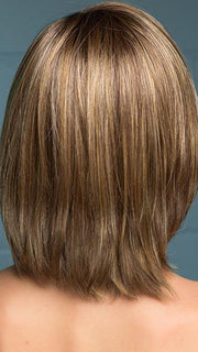 SMOKE HI by ELLEN WILLE in BERNSTEIN ROOTED | Light Brown base with subtle Light Honey Blonde and Light Butterscotch Blonde highlights and Dark Roots