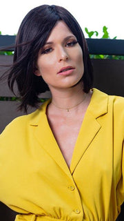 PLATINUM 107 by LOUIS FERRE in 2 DARKEST BROWN | Darkest Brown (This piece has been styled)