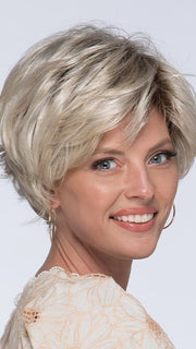 TRUE by Estetica in SUNLIT-BLONDE | Soft Blend of Sandy Blonde, Lightest Blonde and Iced Blonde with a Light Golden Brown Root PPC MAIN IMAGE FB MAIN IMAGE
