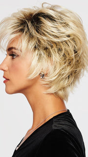VOLTAGE by RAQUEL WELCH | 20th Anniversary | SS613 SHADED PLATINUM | Light Golden Blonde with Dark Roots