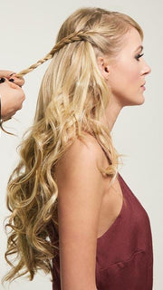 The synthetic Tru2Life fibers can be styled to create any look
