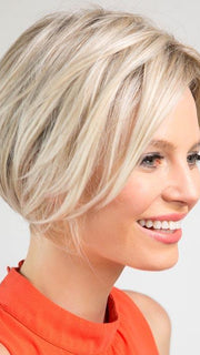 IGNITE by Jon Renau inFS17/101S18 PALM SPRINGS BLONDE | Light Ash Blonde with Pure White Natural Violet Bold Highlights, Shaded with Dark Natural Ash Blonde