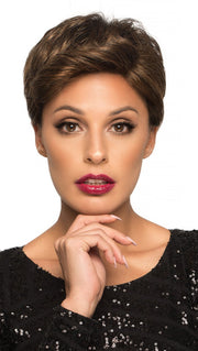 NAOMI Lace Front Wig by ENVY in MEDIUM BROWN | Medium Brown with natural highlights