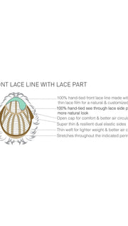 Lace Front Line With Lace Part | Cap