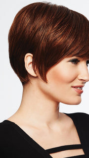 Designed for the woman who wants the fashion and convenience of a new style and/or color without the commitment, this style is ready-to-wear with a firm shake right out of the box