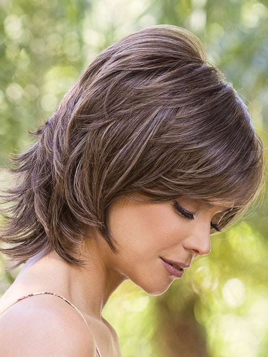The side swept fringe will add fullness for a fun new look