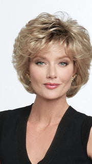 SALSA by Raquel Welch in SS14/88 SHADED GOLDEN WHEAT | Dark Blonde Evenly Blended with Pale Blonde Highlights and Dark Roots PPC MAIN IMAGE FB MAIN IMAGE