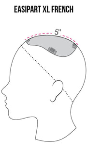 Beautiful Remy human hair is hand tied to a double monofilament base using French knotting, a luxury technique that hides and protects the knots for an undetectable look and feel