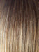 CREAMY-TOFFEE-LR | Longer rooted dark with light platinum blonde and light honey blonde