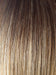 CREAMY-TOFFEE-LR | Longer rooted dark with light platinum blonde and light honey blonde