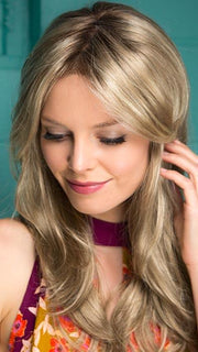 ALESSANDRA by Jon Renau in 22F16S8 VENICE BLONDE | Light Ash Blonde and Light Natural Blonde Blend Shaded with Medium Brown