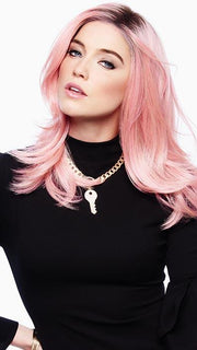 The dark root adds contrast and makes it look like you spent hours in the salon chair
