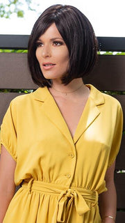 PLATINUM 107 by LOUIS FERRE in 2 DARKEST BROWN | Darkest Brown (This piece has been styled)
