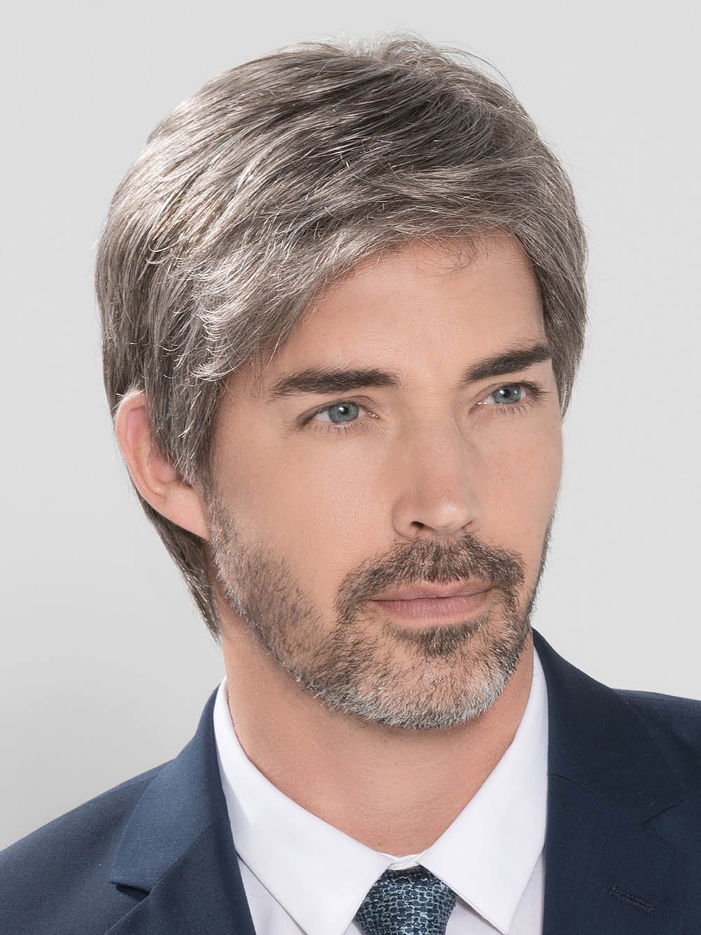 GEORGE 5 STARS 2.0 Men's Wig by ELLEN WILLE in M46S | Light Chestnut Brown with 75% Gray PPC MAIN IMAGE FB MAIN IMAGE