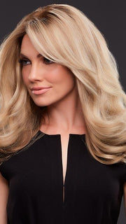 ANGIE by JON RENAU in 12FS8 | Light Gold Brown, Light Natural Gold Blonde and Pale Natural Gold-Blonde Blend, Shaded with Medium Brown