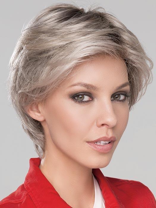 CITTA MONO by ELLEN WILLE in SILVER ROOTED | Light medium silver w/light browns blended w/cool platinum silver tones and pearl blonde tones PPC MAIN IMAGE