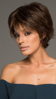 COCO by RENE OF PARIS in COFFEE-LATTE | Dark Brown & Honey Brown evenly blended highlights
