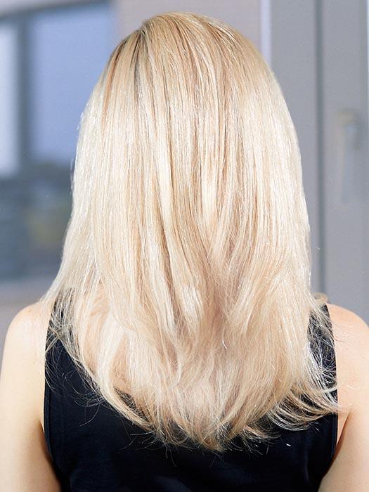 PLF 007HM by LOUIS FERRE in GINGER BLONDE TWIST | Light Blonde Blended with Light Red Tones, and Medium Brown Root