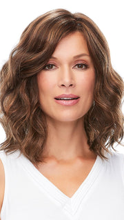 MILA PETITE by Jon Renau in FS6/30/27 TOFFEE TRUFFLE | Brown, Medium Red-Gold, Medium Red-Gold Blonde Blend with Medium Red Gold Blonde Bold Highlights