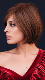 SHYLA by ENVY in 12 LIGHT BROWN | Light Golden Brown with subtle highlights (This piece has been styled and straightened)