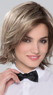 QUEEN COMFORT by ELLEN WILLE in Sand-Multi-Rooted | Lightest Brown and Medium Ash Blonde Blend with Light Brown Roots PPC MAIN IMAGE FB MAIN IMAGE
