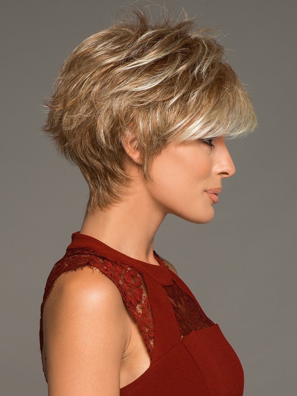 RONI by NORIKO in STRAWBERRY SWIRL | Honey Blonde Evenly Blended with Platinum Blonde