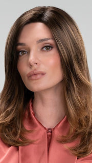 MIRANDA by Jon Renau in S6-30A27RO AUTUMN | Brown roots to midlength, Medium Natural Red & Medium Red-Gold Blonde Blend midlength to ends