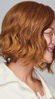 This ultra-petite cap size style is made of heat-friendly synthetic fibers