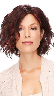 JANUARY by Jon Renau in FS2V/31V CHOCOLATE CHERRY | Black/Brown Violet, Medium Red/Violet Blend with Red/Violet Bold Highlights