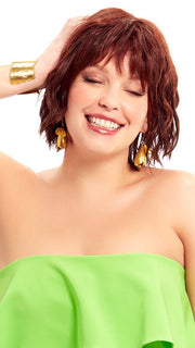 10/130R | Bright Red with Medium Brown Roots