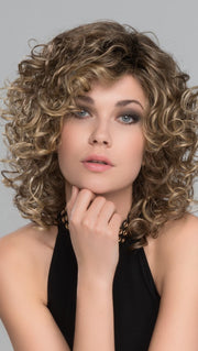 JAMILA PLUS Wig by ELLEN WILLE in BERNSTEIN ROOTED | Light Brown Base with Subtle Light Honey Blonde and Light Butterscotch Blonde Highlights and Dark Roots PPC MAIN IMAGE FB MAIN IMAGE
