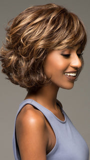 MARIAH by NORIKO in MARBLE BROWN | Medium Brown and Light Honey Brown evenly blended