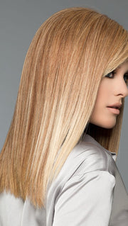 Adelle by Wig Pro in Flame | Russet base highlighted w/ Strawberry Blonde & Ash Blonde