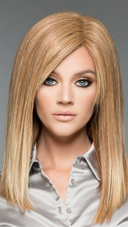 Adelle by Wig Pro in Flame | Russet base highlighted w/ Strawberry Blonde & Ash Blonde
