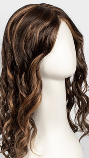 6F27 CARAMEL RIBBON | Brown with Light Red-Gold Blonde Highlights & Tips