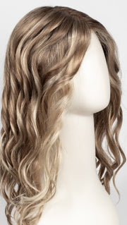 12FS8 SHADED PRALINE | Light Gold Brown, Light Natural Gold Blonde & Pale Natural Gold-Blonde Blend, Shaded with Medium Brown