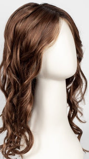 30A27S4 SHADED PEACH | Medium Natural Red & Medium Red-Gold Blonde Blend, Shaded with Dark Brown