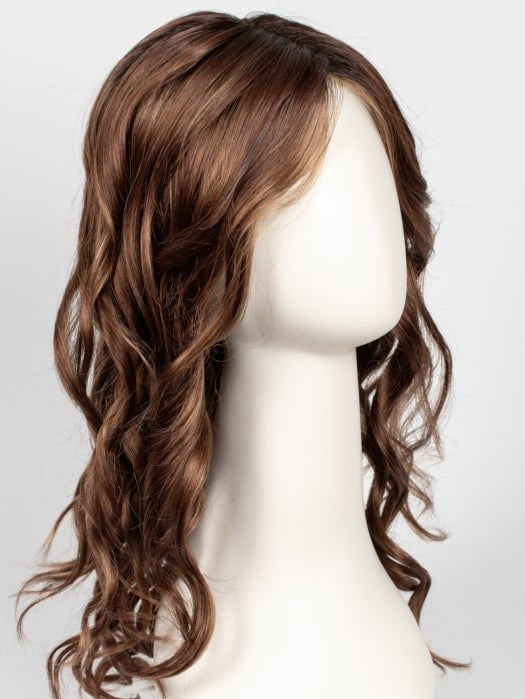 30A27S4 SHADED PEACH | Medium Natural Red & Medium Red-Gold Blonde Blend, Shaded with Dark Brown