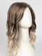 S18-60/102RO SOLSTICE | Dark Natural Ash Blonde roots to midlength, pure white with Pale Platinum Blonde midlength to ends