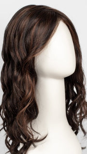FS4/33/30A MIDNIGHT COCOA | Dark Brown, Medium Red, Medium Natural Red Blonde/Brown Blend with Medium Natural Red Blonde/Brown Blend Bold Highlights