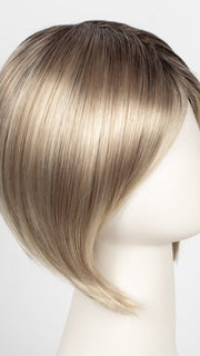 SANDY BLONDE ROOTED | Medium Honey Blonde, Light Ash Blonde, and Lightest Reddish Brown Blend with Dark Roots