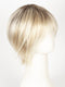 PASTEL-BLONDE-ROOTED | Medium Ash Blonde base with Off-White "Pearl" Platinum highlights and Dark Ash Blonde Roots