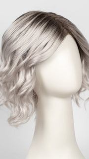 60S18 SLEET | Pure White shaded with Dark Natural Ash Blonde