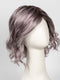 FS38/PLS8 FLURRY | Dark Natural Gold Brown with 35% Grey with Bold Plum Highlights. Shaded with Medium Brown